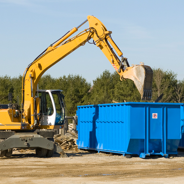 can i choose the location where the residential dumpster will be placed in Coyanosa Texas